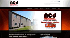 Desktop Screenshot of ncddevelopers.com