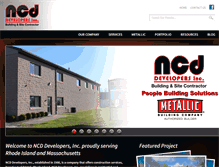 Tablet Screenshot of ncddevelopers.com
